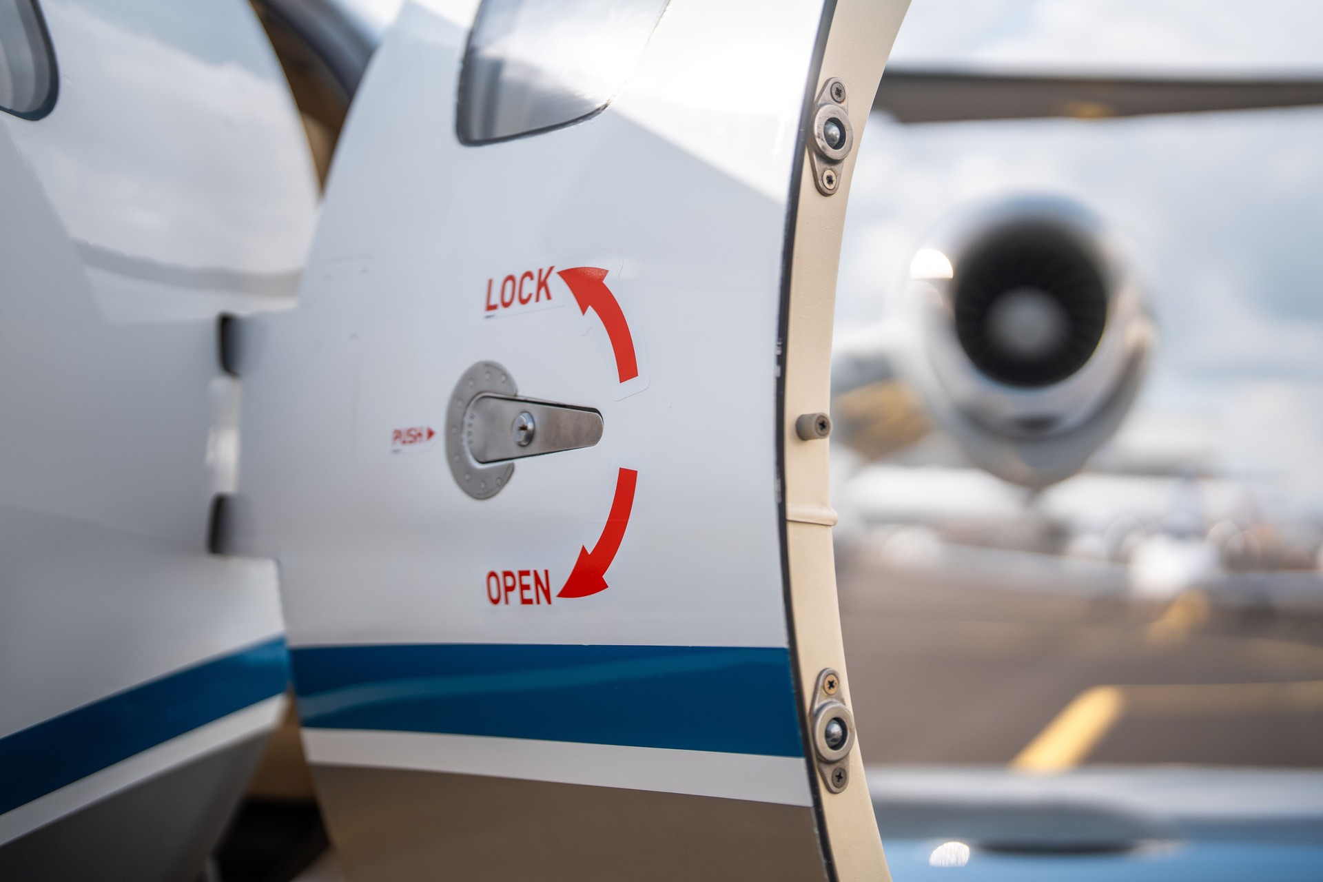 Luxury Aircraft Ready for Takeoff
